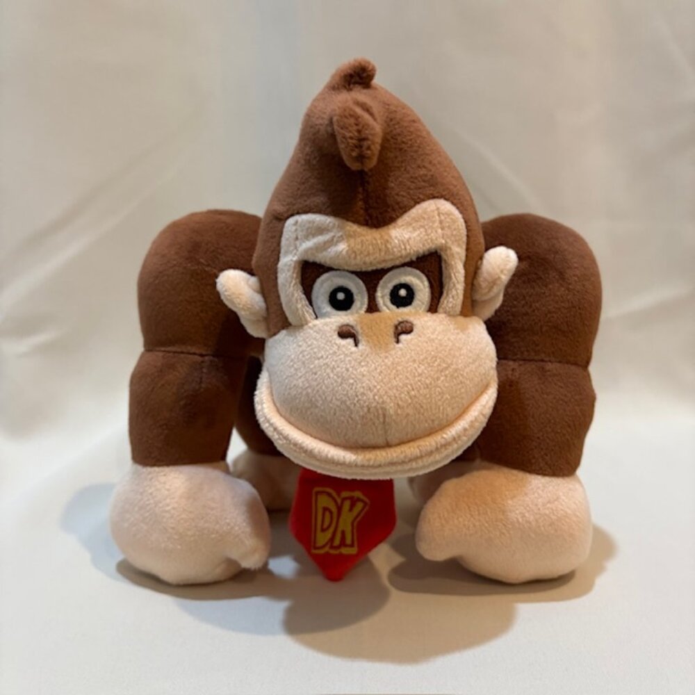 Nintendo Super Mario Brothers Donkey Kong Plush Stuffie, 10"